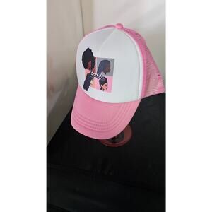 BARBIE Pink Retro Trucker Hat One Size NEW